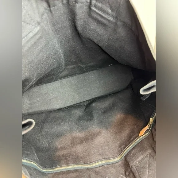 HERMES FOURRE TOUT MM VINTAGE TOTE BAG CANVAS BLACK - Picture 9 of 13